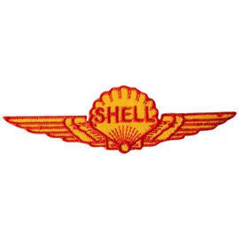 Shell Wings Logo Patch Iron On Sew On Embroidered Patch Badge Applique for Clothes Shirts Jeans etc