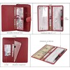 Mou Meraki Big Fat RFID Blocking Leather Organizer Checkbook Wallets