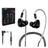 in-Ear Monitors, Dual Drivers Headphones (Earbuds/Earphones/Headset) with MMCX Detachable Cables,