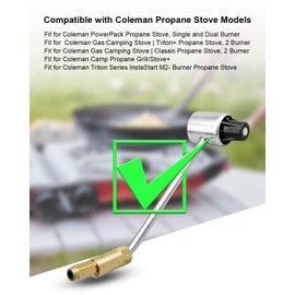 QLZOZB 5430 Stove Pressure Regulator Replacement Part Fit for Coleman Classic PowerPack Triton Portable Propane Gas Stove, Propane Regulator Adapter Fit for Most Coleman Stoves and Grills