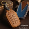 Aoocar Leather Key Fob Cover, Compatible with Toyota Tundra Corolla