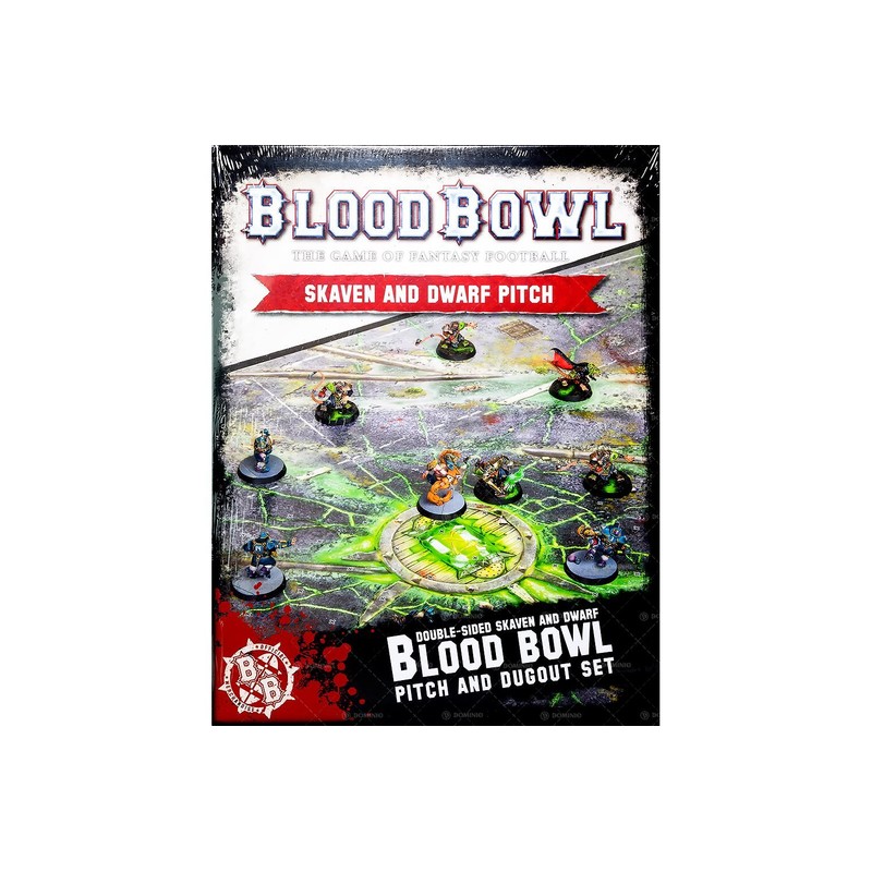 Games Workshop Warhammer Blood Bowl Skaven and Dwarf Pitch Set