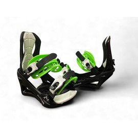 Altitude Rider Snowboard bindings S/M (Men 6-8.5 | Women 6.5-9) Black/Lime Green
