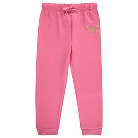 BTween Kids Girl's Fashion Stretch Waist Ultra Soft Jogger Pants Set - 3 Pack Bundle, LEOPD,6