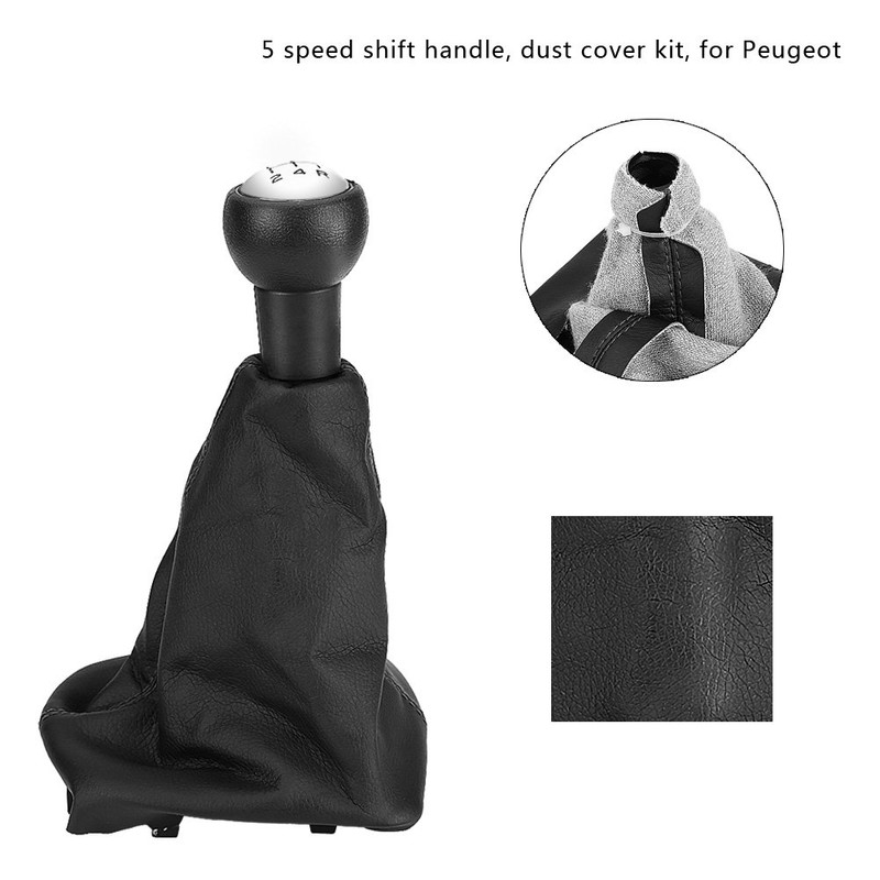 For gear gaiter 207 sw, gear knob kit, 5-speed gear