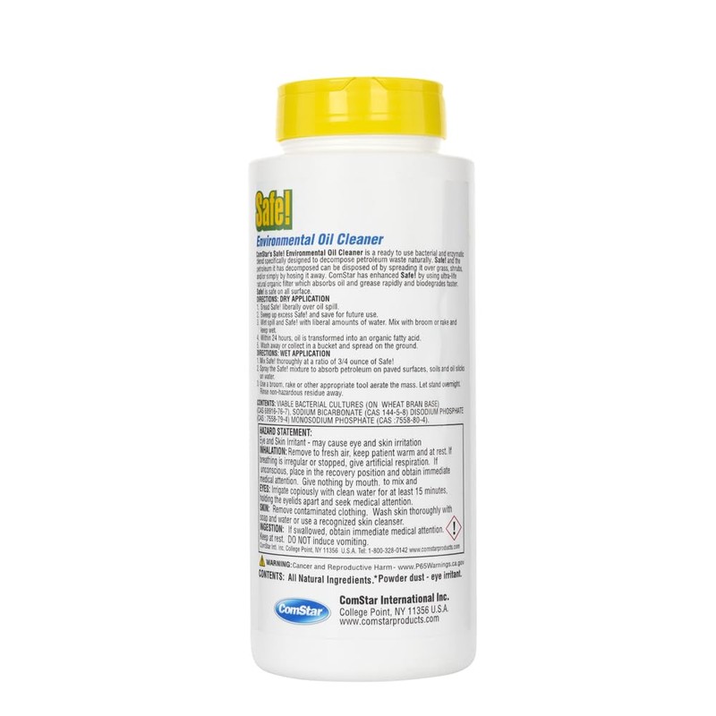 ComStar Safe! Oil Spill Eater,8 Ounces, Powerful Enzymatic Oil Absorber,