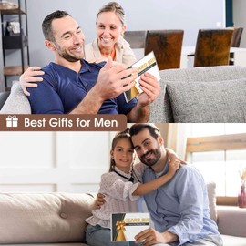 GOOTON Valentines Day Gifts for Him Boyfriend Husband, Beard Bib Apron Cape Trimmer Hair Catcher for Sink Shaving, Waterproof Non-Stick, One Size Fits All, Grooming Accessories(Black)