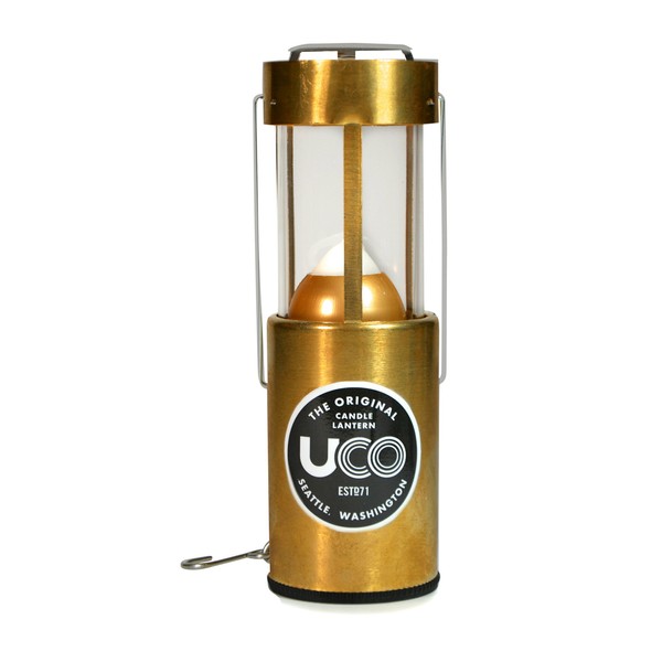 UCO Original Collapsible Candle Lantern, Polished Brass