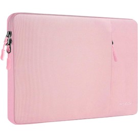 Hseok Laptop Case 15.6 Inch Sleeve, Shockproof Protective Water Repellent with Accessory Pocket,Compatible with Mac Pro 16 inch 2025-2019, Sleeve Bag for Most 15 15.6 16 Notebooks,Pink