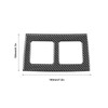 Carbon Fiber Rear Air Outlet Vent Cover Trim Fit for