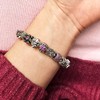 Quiges 925 Sterling Silver 3D Wreath of Circles Intermediate Element