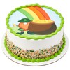 DecoPac St. Patrick's Day Fusion Mix Sprinkles, 26oz, Green, White