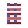 Generisch Pack of 8 Stickers America Flags Set | Sticker
