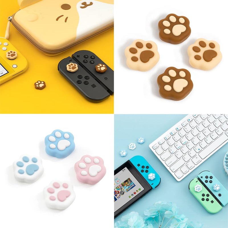 TUDOUZZZ Switch Stick Cover Button Cover Set of 16 Non-Slip
