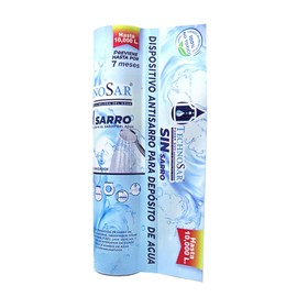 Sistema Antisarro Technosar para Tinacos Cisternas o Cualquier Depósito de Agua Suavizador de Agua Quita Sarro y Descalcificador de Agua con Capacidad de 5000 a 10000 Litros No Necesita Instalación