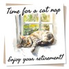 Cute Happy Retirement Card For Loved One - Snooze, Window