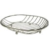 Ohki Soap Dish, Silver, Size: 3.5 x 5.1 x 0.8