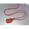 [Stone Street] AAA Carnelian Hikyu Red Cord Necklace Natural Stone