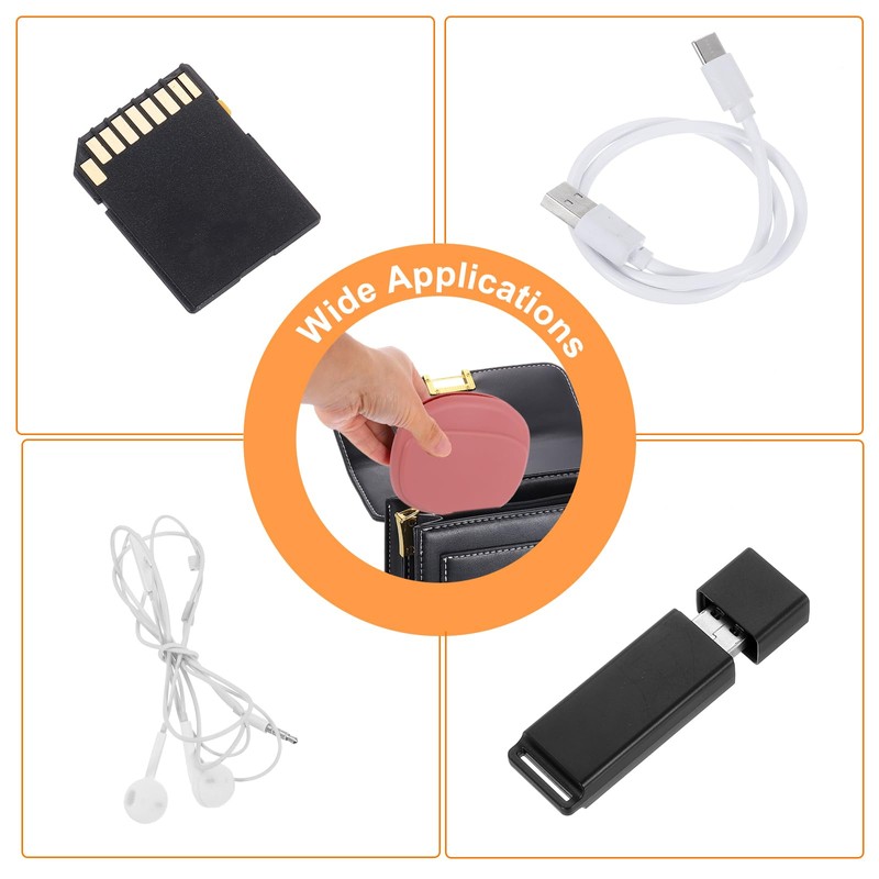 HARFINGTON Earbuds Cases, Wired Earphone Case Holder Organizer, Silicone Ear