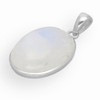 Lebensquelle Plus Rainbow Moonstone Gemstone Pendant Oval | Set in
