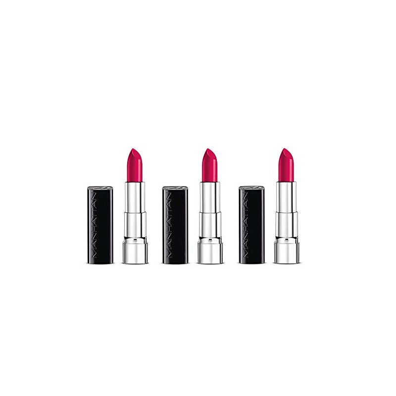 Manhattan Moisture Renew Lipstick, Creamy Lipstick, Moisturising, Intense, Long-Lasting (Pack