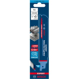Bosch Professional 1x EXPERT 'Medium-Thick Tough Metal' S 955 HHM Saver Saw Blade (Thick Metal, Stainless Tube, Cast Iron, Total Length 5.9 inches (150 mm), Saver Saw Accessories)