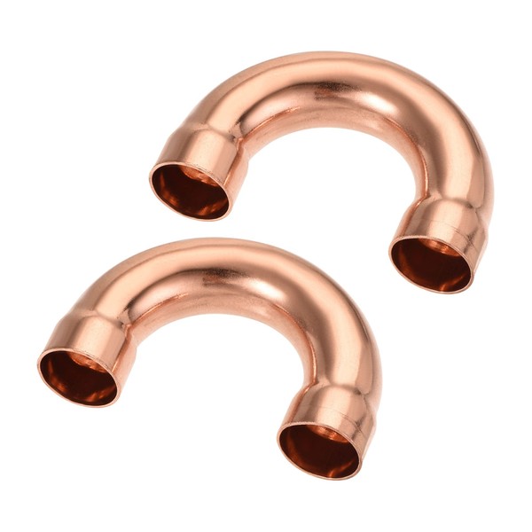 MECCANIXITY 180 Degree Return Bend Copper Fitting Welded Elbow Connection,