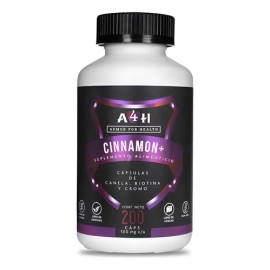 Biotina Picolinato De Cromo Canela 200 Cápsulas 500 Mg A4h