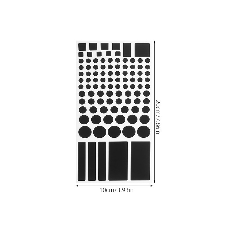 OSALADI 4sheets Led Light Blocking Strips of Dimming Stickers for