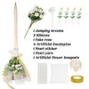 SISIMER Wedding Broom African Jumping Ceremony Decorative Broom DIY Wedding