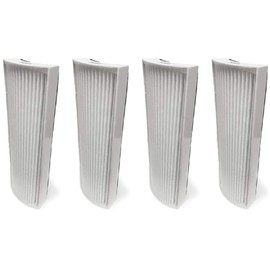 Nispira True HEPA Air Filter Replacement Compatible with Envion Therapure Air Purifier Models TPP220, TPP220F, TPP220H & TPP220M - 12.5” x 4.35” x 2.1” (4 Pack)
