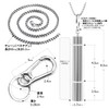 XP Design Portable Pill Case Necklace Pendant Keychain Aluminum Stainless