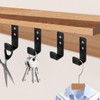 AOROPS Pack of 6 Heavy Duty Wall Hooks, J Shape