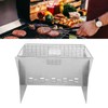 Folding Charcoal BBQ Grill Stainless Steel Mini Detachable Portable Barbecue