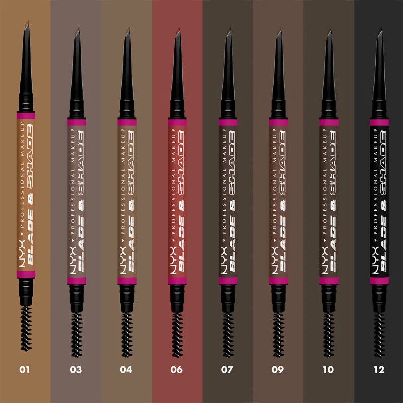 Lápiz De Cejas Blade Shade De Nyx Professional Makeup Taupe