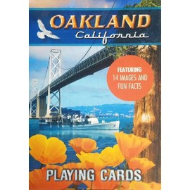 Saddle Mountain Souvenir Oakland California Playing Cards