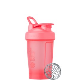 BlenderBottle Classic V2 Shaker Bottle Perfect for Protein Shakes and Pre Workout, 20-Ounce, Light Pink