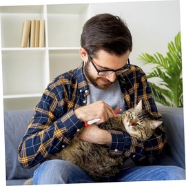 COLLBATH 2pcs Pet Louse Clip Portable Remover for Dogs and Cats Efficient Flea and Removal Tool Essential Pet Grooming Supplies White