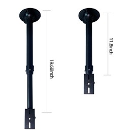 Maximize Your 3D Hologram Fan Experience with Our Easy-to-Install Hanging Bracket - Fits 12.6 to 33.5 Inch Screens - Aluminum Construction