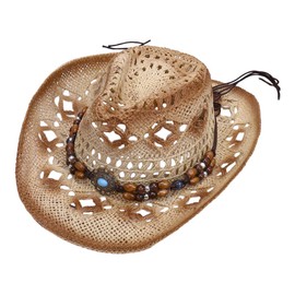 Gadpiparty Hats Straw Hat Summer Hat Mexican Costume Men Caps and Hats Western Cowgirl Hat Outdoor Sunset Hat Outfit for Men Hat for Men Summer Hat Costume Man Aldult Beach Hat Khaki