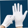 Vaguelly 12 Pairs White Cotton Gloves for Men Moisturizing Overnight