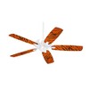 Tie Dye Bengal Belly Stripes - Ceiling Fan Skin Kit