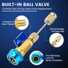 DikTalk AC Schrader Valve Core Removal Tool,60pcs Air Condition Schrader