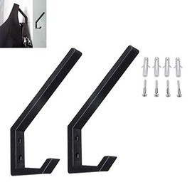 TS Trade 2 Pcs Motorcycle Helmet Holder Hook Jacket Bags Wall Mount Display Rack Hanger