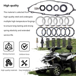 BIGLKNM Clutch Kit & Clutch Lifeter Pin Bearing Compatible for 1999-2008 Sportrax 400 TRX400EX 2x4 2009-2014 TRX400X 2x4
