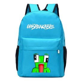 Unspeakable Backpack School Bag, Blue