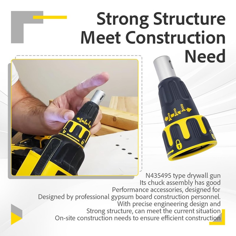 N435495 Drywall Gun Nose Cone，N449701 619773-02 Drywall Gun Bit Holder