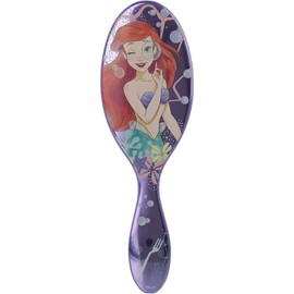 Wet Brush Princess - Cepillo desenredante original de Disney's Collection Ariel, morado, todos los tipos de cabello, cerdas IntelliFlex ultra suaves que se deslizan a través de enredos con facilidad