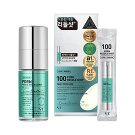 VT PDRN Riddle Shot Essence 30ml + 100 Ampoule Pouches (10 Sheets) / 브이티 피디알엔 리들샷 에센스 30ml + 100앰플 파우치 10매