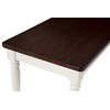 Crosley Furniture Shelby Dining Bench, Distressed White